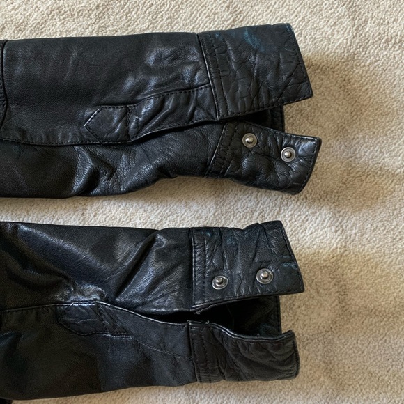 All Saints Belvedere Leather Jacket - Picture 9 of 11